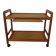 Danish Teak Bar Cart with Removable Tray, 1960s