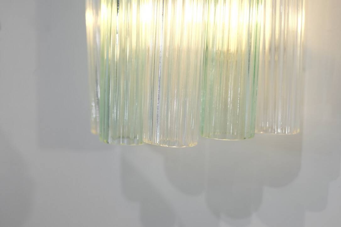 Pair of Murano glass wall sconces, Italy, 1960s.