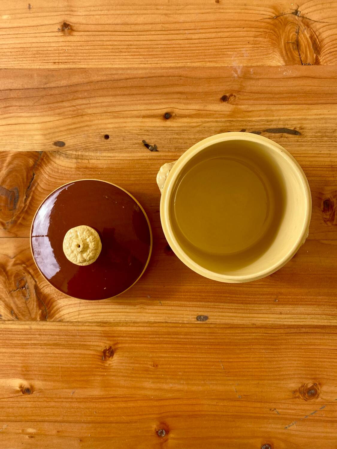 Sarreguemines fireclay pot