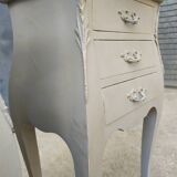 Pair of bedside Louis XV shabby style