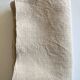 Raw hemp tablecloth 19th trousseau reserve 2m x 2m