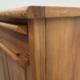 Buffet vintage en pin des années 70