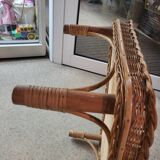 Tray on rattan legs