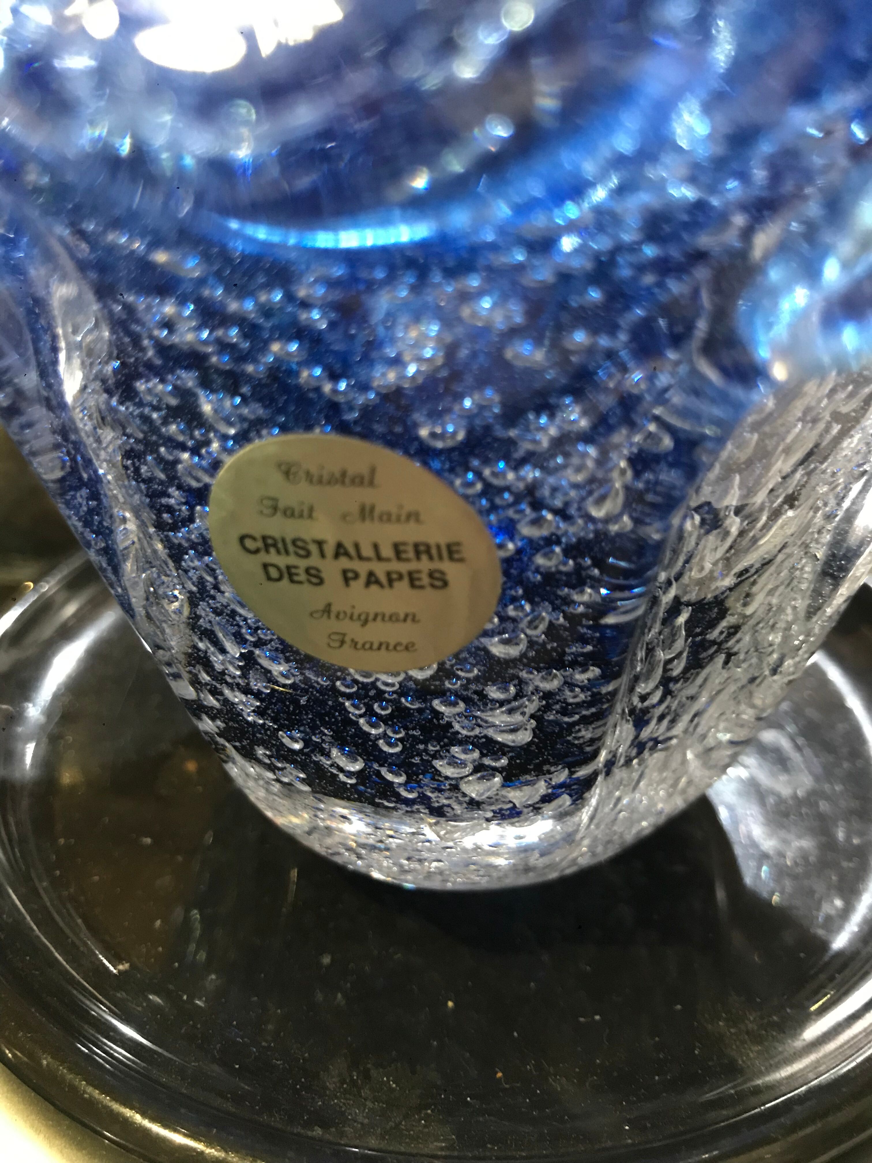 Empty crystal crystal pocket of the popes