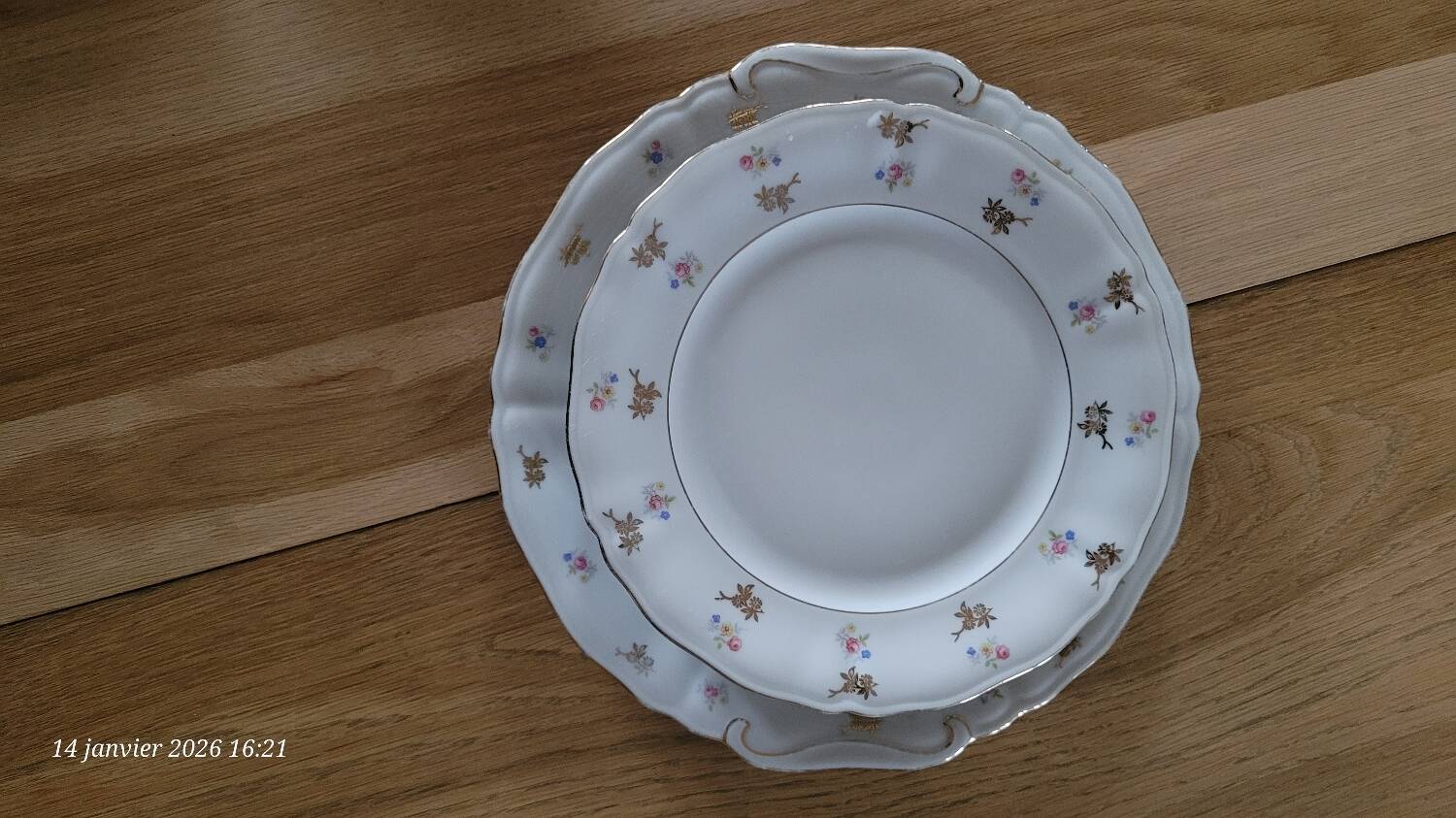 Antique dessert service