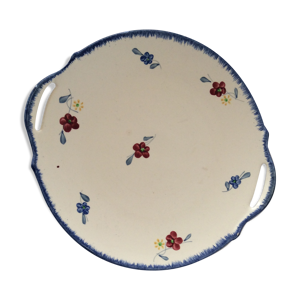 Plat en céramique Digouin Sarreguemines