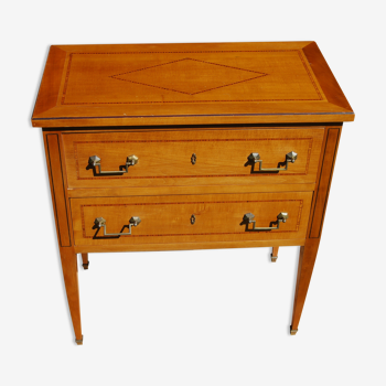 Louis XVI-style dresser with a marquetry fillet decoration