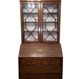 Library with integrated secretary English solid wood
