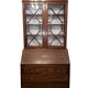 Library with integrated secretary English solid wood