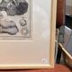 Old Print Engraving 19th Century Framed Anatomy Artery Face Bernard Dixerit