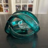 glass ribbon candle holder