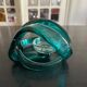 glass ribbon candle holder