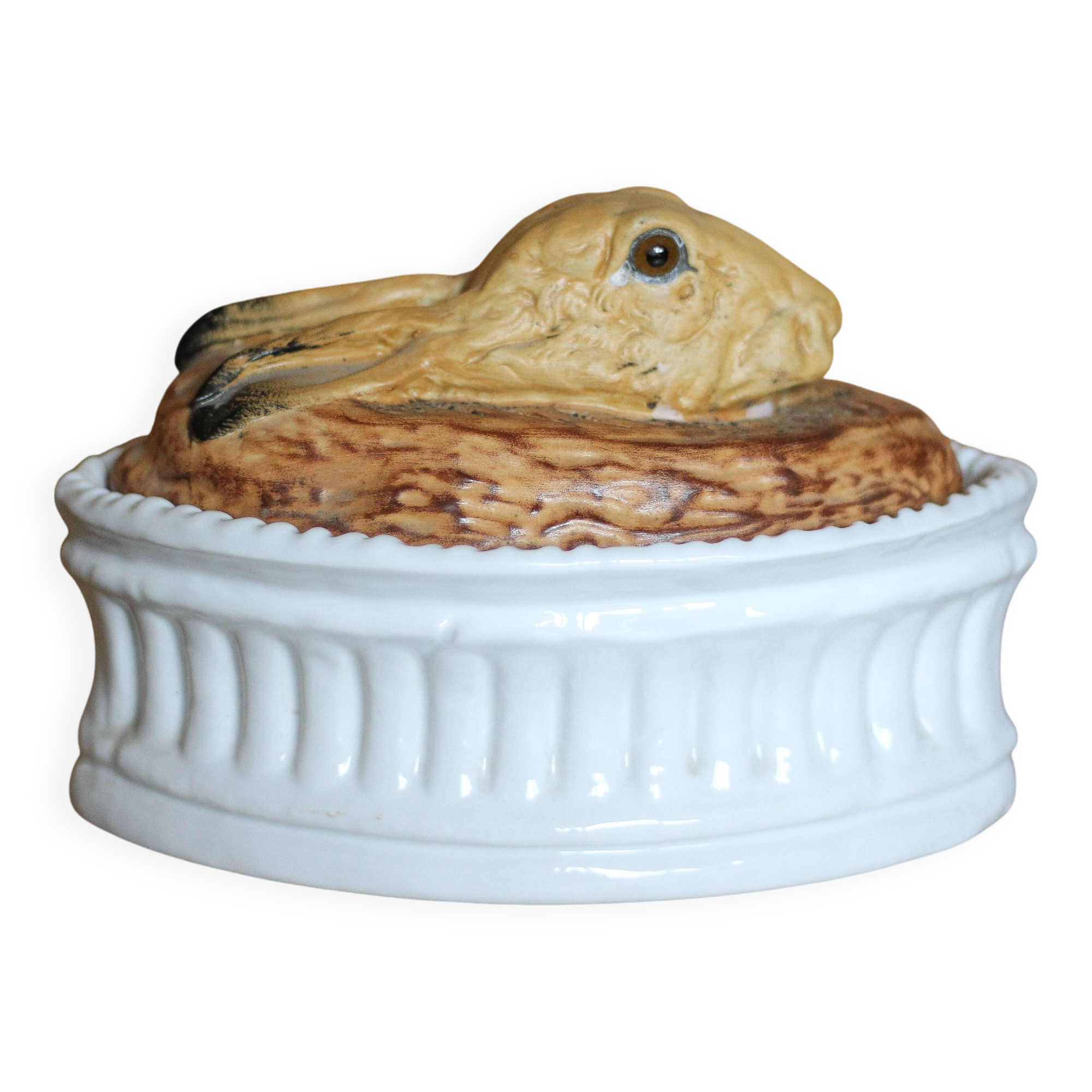 Pillivuyt terrine, serving dish, Pillivuyt porcelain, gratin dish