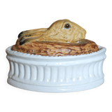 Pillivuyt terrine, serving dish, Pillivuyt porcelain, gratin dish