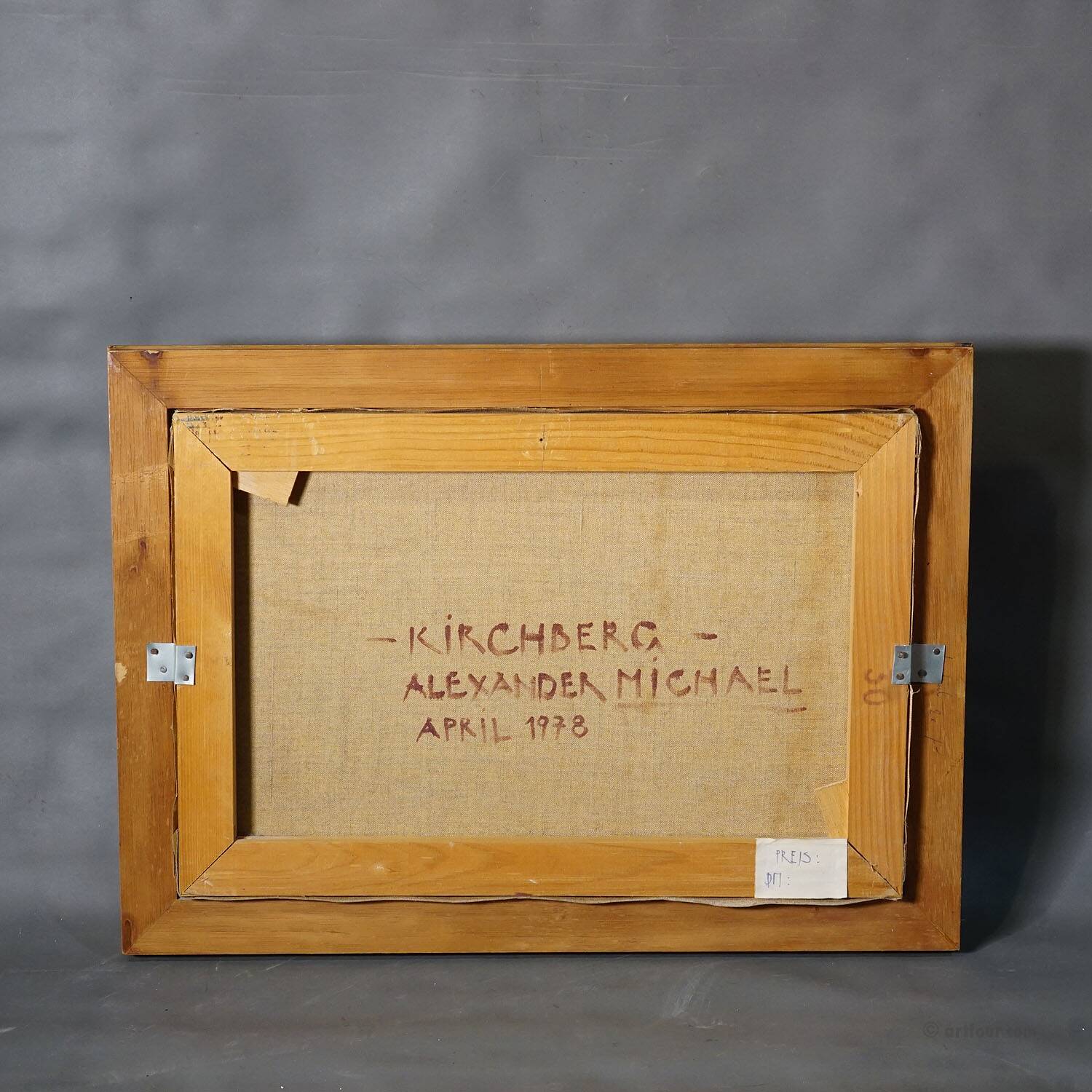 Kirchberg in Tirol, 1978 – Oil painting by Alexander Michael