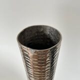 Large silver-clad diamond vase