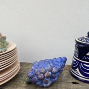 Vintage ceramic faux fruits / vintage centerpieces from the 1990s