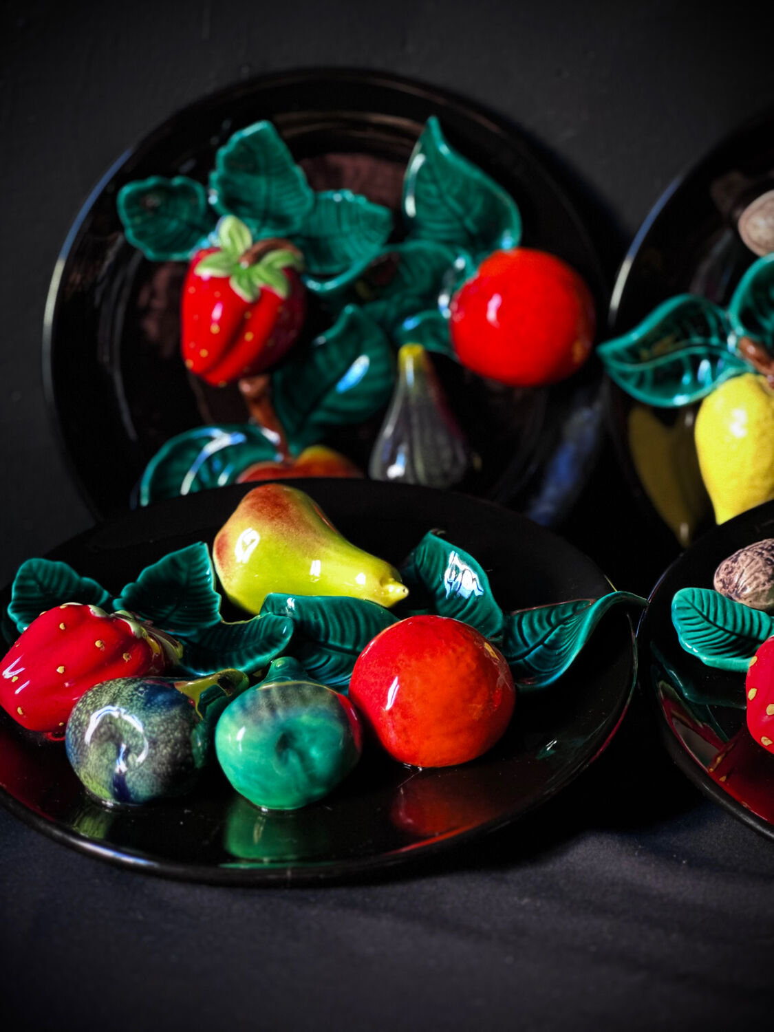 Vallauris barbotine plate Albert Ferlay