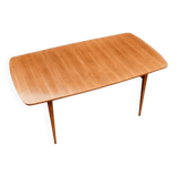 Dining table from the 65/66 period in solid teak.