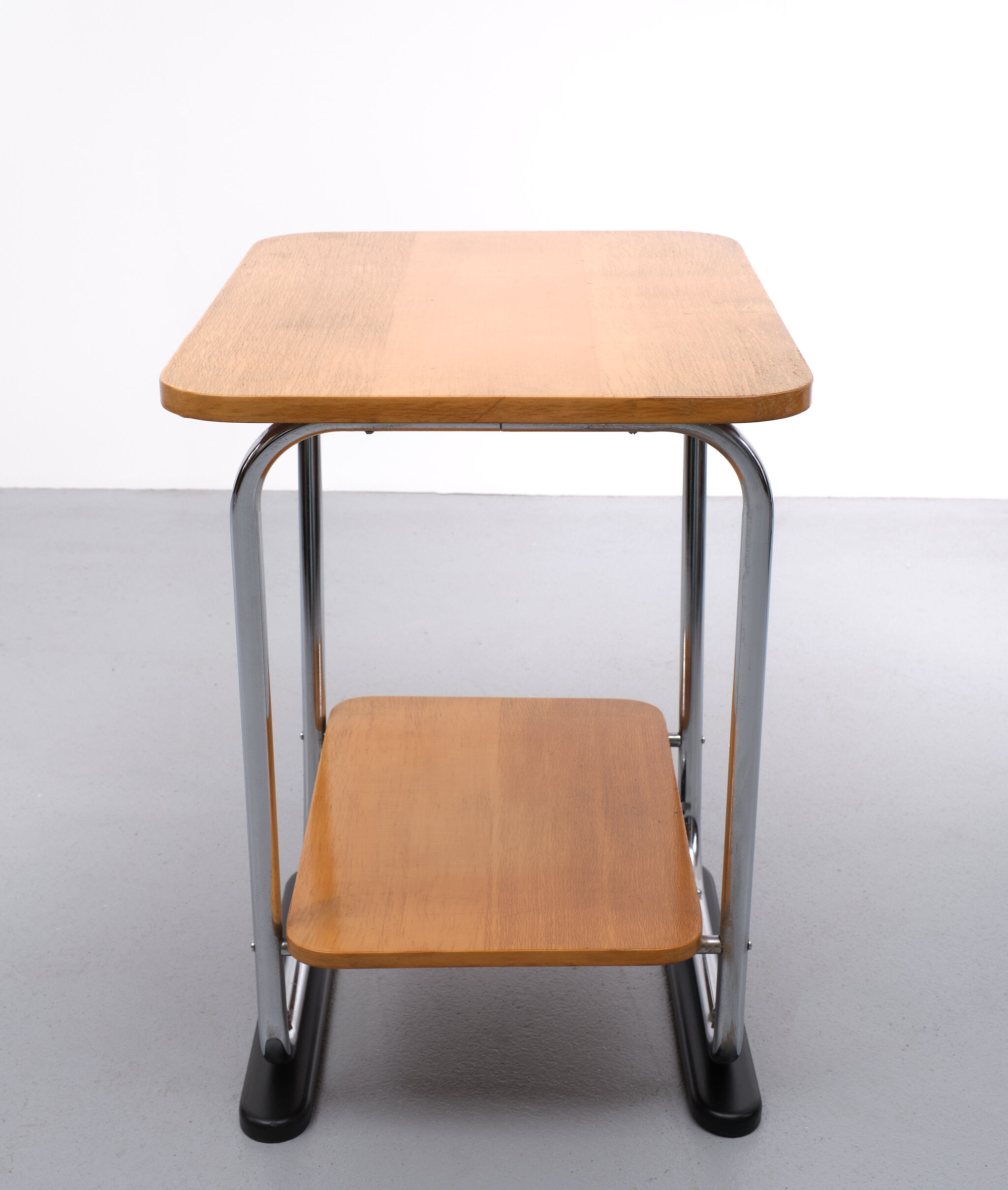 Bauhaus 2-Tier Side Table, Germany, 1930s