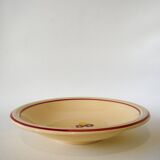 floral hollow dish Gien 1950