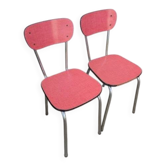 Pair of formica chairs
