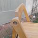 Wooden folding chair