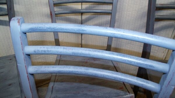 Lot de 4 chaise 1950 luterma peintes