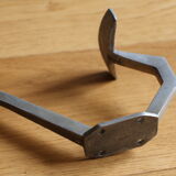 Aluminum peg double hook