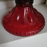 Multicoloured glass candlestick