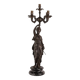 Antique bronze candelabrum Europe 20th Century