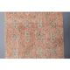 Vintage Turkish Oushak Handmade Wool Cotton Orange Runner 70x318