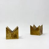 Mid-Century Modern Pair of Candlesticks by Pierre Forssell for Skultuna, 1960s