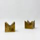 Mid-Century Modern Pair of Candlesticks by Pierre Forssell for Skultuna, 1960s