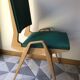 Chaise originale de Maurice Pré  années 60 verte
