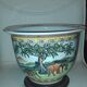 Hidden Chinese porcelain pot. Rose Family.