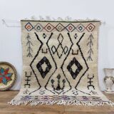 Tapis Berbère Marocain Artisanal 142 X 108 CM