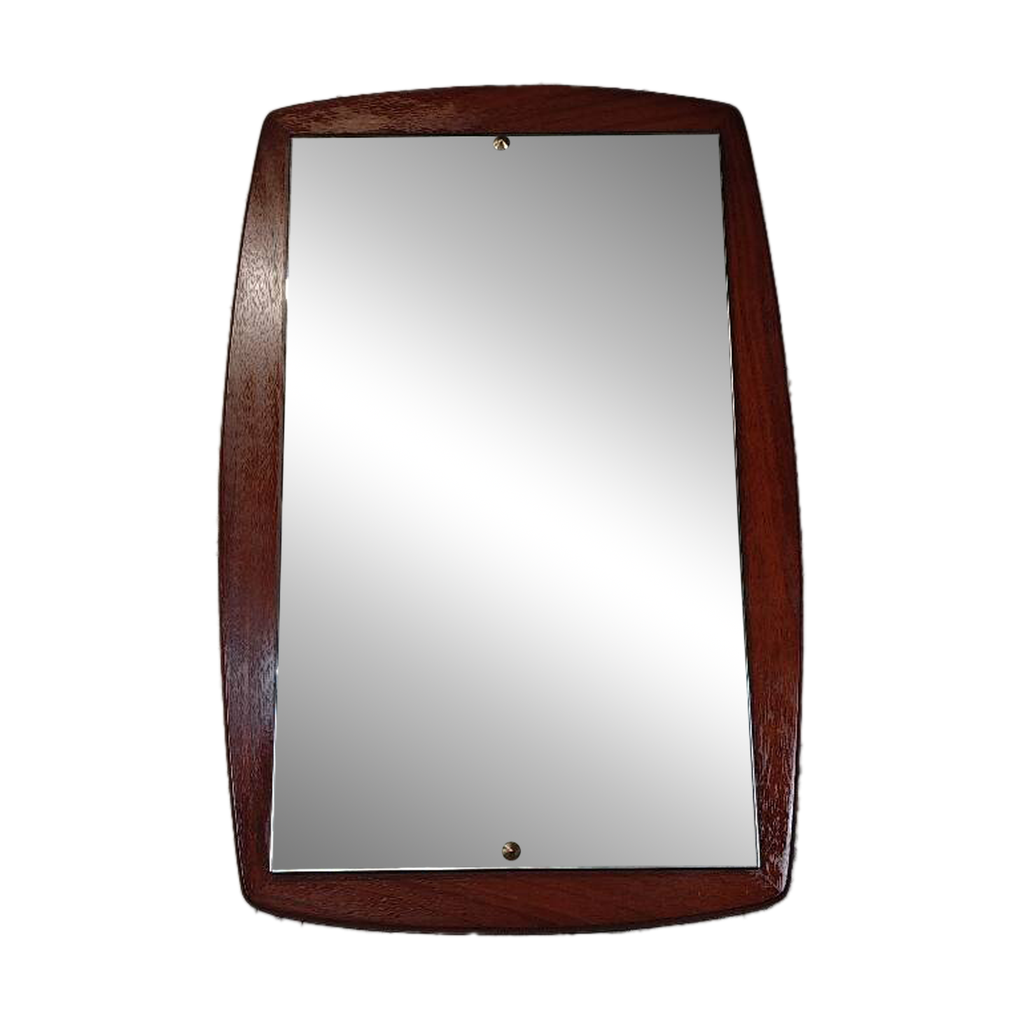 Scandinavian teak mirror