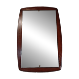 Scandinavian teak mirror