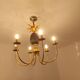 Pineapple chandelier from the 70'S in brass
