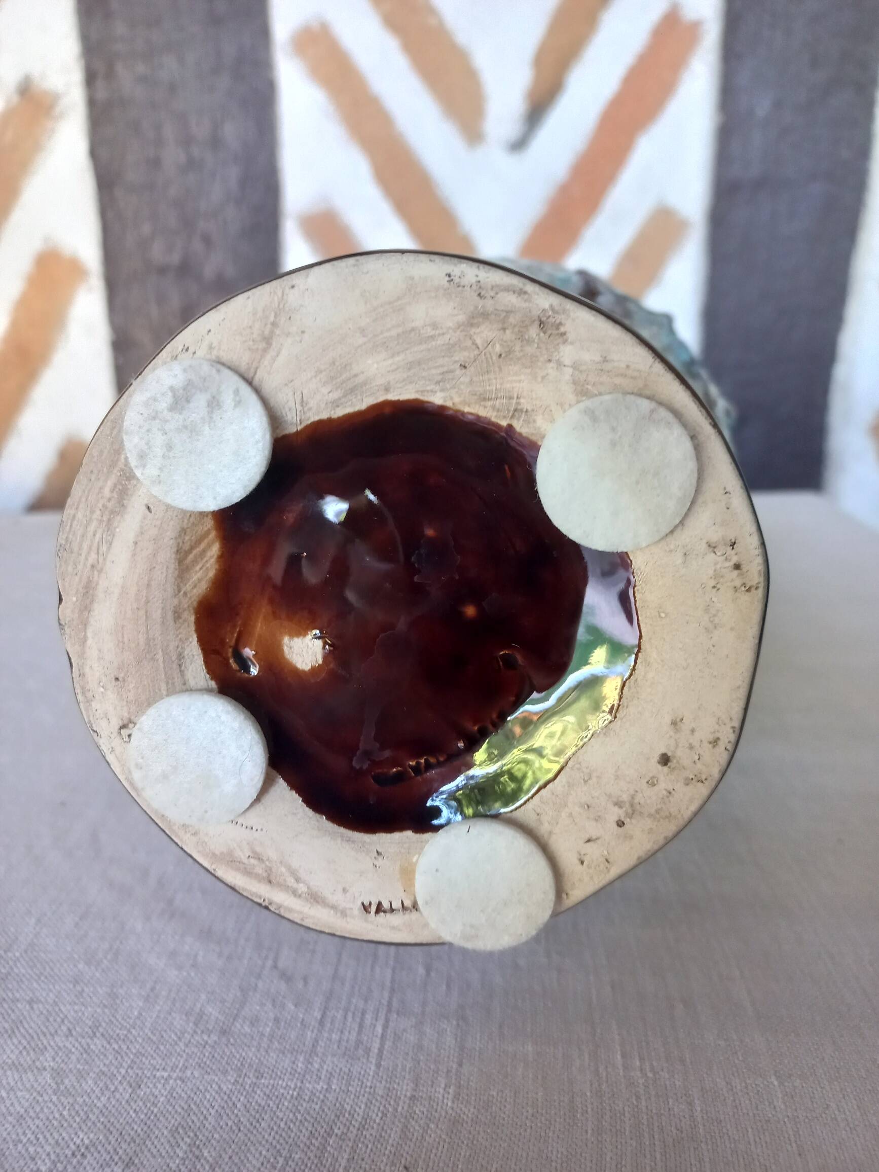 Large Vallauris amphora vase