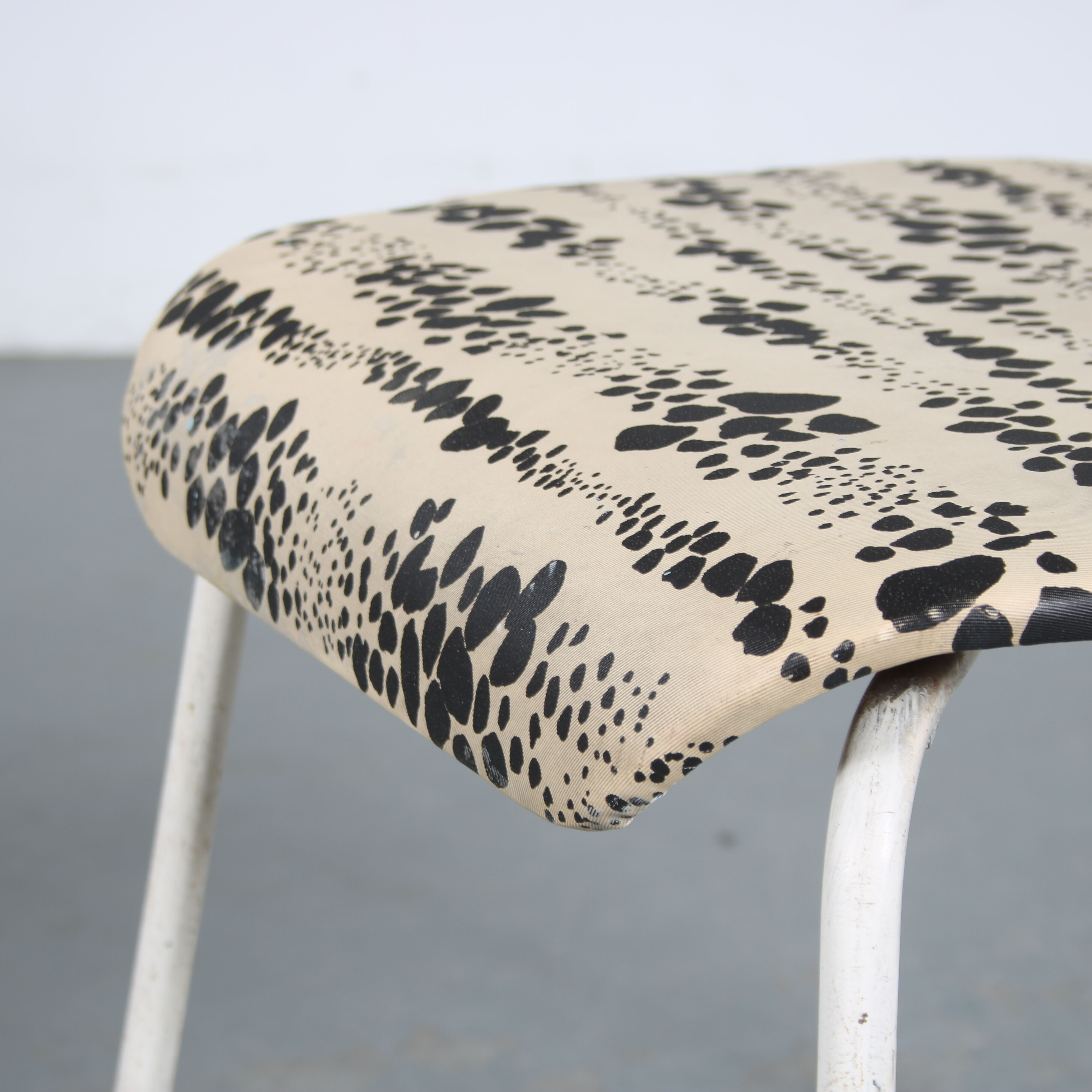 Pair of Willy van der Meeren side chairs for Tubax, Belgium, 1950