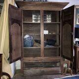 large oak wardrobe 249 cm high
