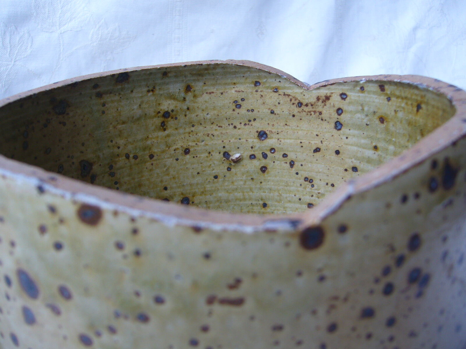 70s ceramic covered pot