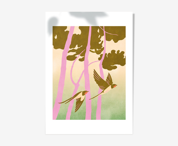Le vol d'hirondelles illustration a3