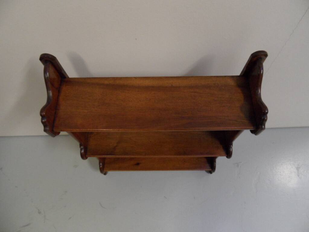 Antique walnut hanging rack