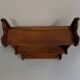 Antique walnut hanging rack