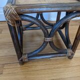 Small rattan stool