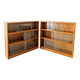Pair of Mid-Century Oak School Bookcases