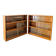 Pair of Mid-Century Oak School Bookcases